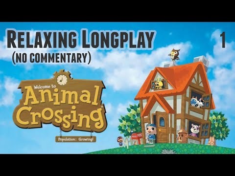 Animal Crossing Relaxing Longplay (No Commentary) - Nintendo Gamecube | Day 1