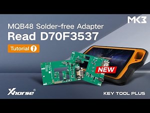 Xhorse | MQB48 Solder free Adapter Read D70F3537 Using KEY TOOL PLUS