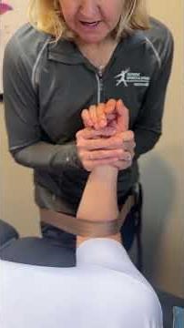 Elbow mobilization with belt