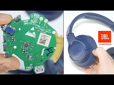 Look inside JBL Bluetooth Headphones - Disassembly