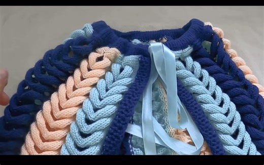 [Knitting machine]创意针织视频教程027