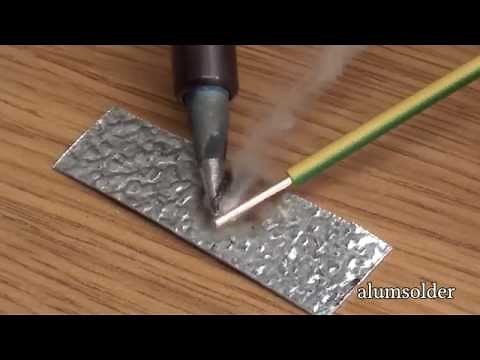 AlumSolder Alu Flux - use solder and soldering iron to join aluminium, aluminium soldering