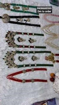 dm to order.9908688599.Ready to dispatch items #trendingjewellery #raniharam #stonebeads #jewellery