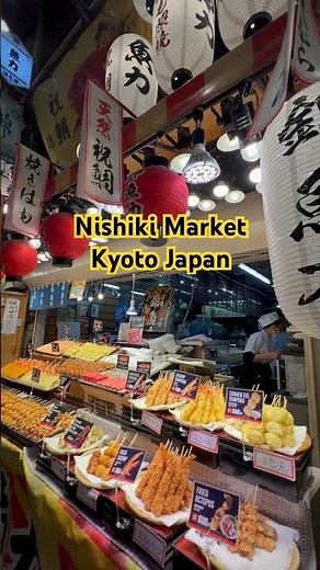 Nishiki Market Kyoto Japan #japan #travel #nishikimarket #kyoto #kyotosightseeing
