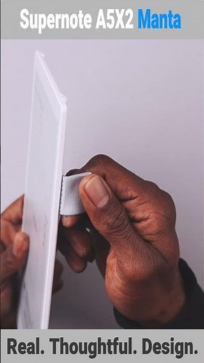 Supernote A5X2 Manta: Thoughtfully Designed