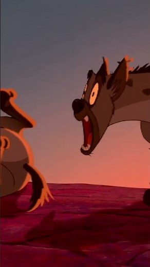 Simba Outruns the Hyenas | Hyenas Scare Simba and Tell Him to Never Return - Lion King Scene 43