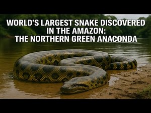 World’s Biggest Snake Discovered: Giant Anaconda Found in the Amazon! 🐍🌿#GiantAnaconda #BiggestSnake