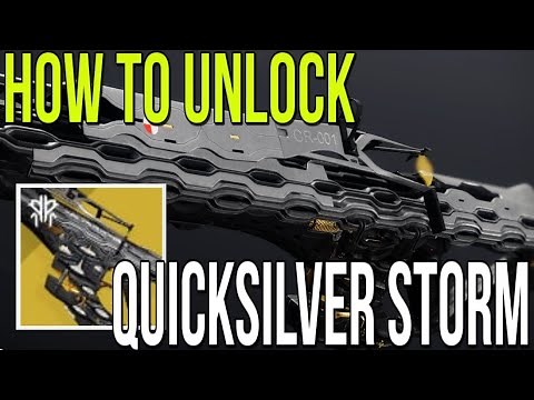 HOW TO GET QUICKSILVER STORM EXOTIC AUTO-RIFLE - NEW SEASON OF PLUNDER EXCLUSIVE EXOTIC! [DESTINY 2]