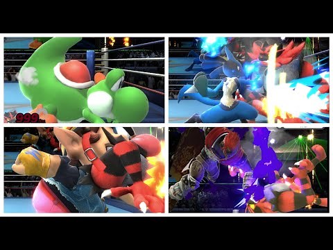 SSBU: Command Grab Attacks (With DLC)