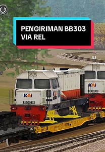 Pengiriman Lokomotif BB 303 ke Pulau Jawa via Rel