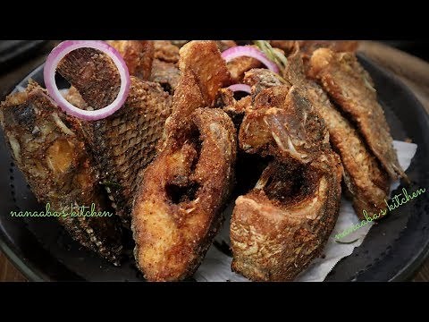Fried Tilapia Recipe I How to make a fried Tilapia I Nanaaba's Kitchen Crispy Golden Fried Fish
