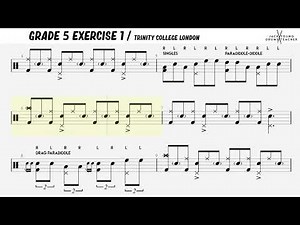 Grade 5 Exercise 1 - Trinity Drums 2020