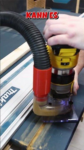 Das ist so PRAKTISCH und EINFACH zu machen... #oberfräse #einfachmachen #fräsen