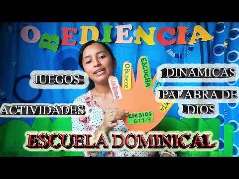 Actividades, Juegos y Dinámicas Cristianas Para Niños✨🎉Escuela Dominical CLASE #2🙏✔ LA OBEDIENCIA👍🙌🎈