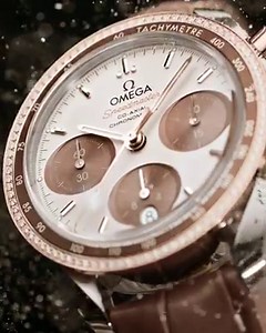 1.1M views · 1.3K reactions | Who says a space explorer can't wear diamonds? The new OMEGA Speedmaster 38mm "Cappuccino". omegawatches.com/Speedmaster38mm | OMEGA Watches | Facebook