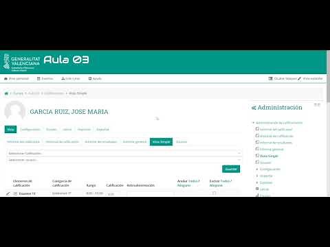 AULES-Exportar Calificaciones