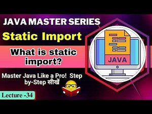 #34 Java Static Import | What is Static Import in Java with Example? | Tpoint Tech