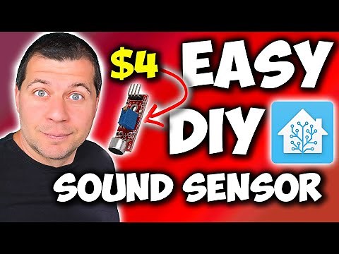 Make A Smart Sound Sensor for Home Automation | ESPHome & Home Assistant Tutorial