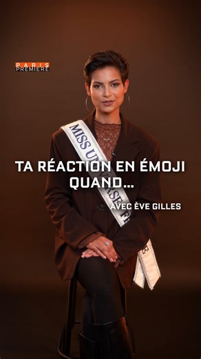 "Participer à Miss Univers 2025", "La première fois que tu t'es vue à la télévision..." Ève Gilles nous a répondu en émojis 🤩 Miss Univers 2025 - 74ème édition, en exclusivité et en direct, dans la nuit du jeudi 20 au vendredi 21 novembre à partir de 2h00 du matin. | Paris Première