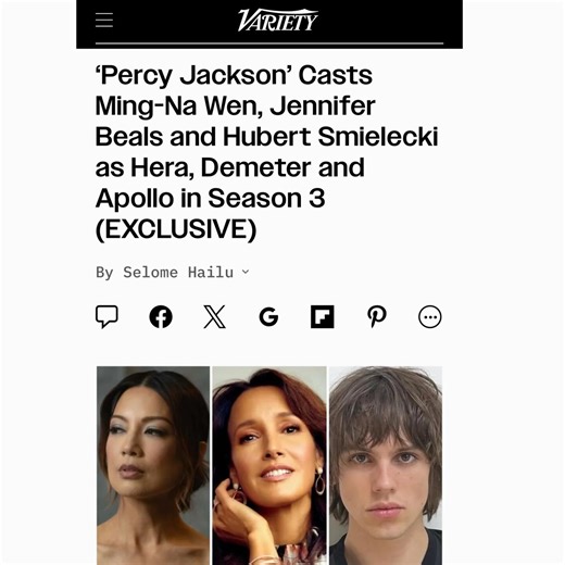 Ming-Na Wen | I'm now a GODDESS!!! ✨ HERA is in the house! Heading to Olympus, folks! ✨ Excited to be part of the @percyseries family. And getting to... | Instagram