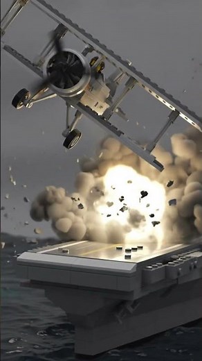 Epic LEGO War – Bismarck Battle #legoshorts #lego #legoanimation