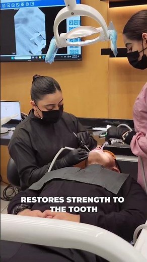 Watch our doctor perform a core build-up and prepare a tooth for a crown