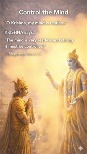 Krishna’s Truth About the Restless Mind | Bhagavad Gita