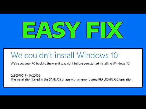 How To Fix Installation Failed in SAFE OS During REPLICATE OC Operation in Windows