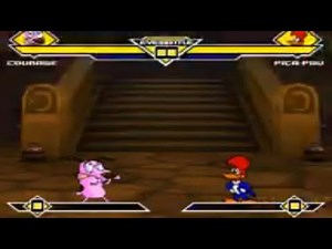 Courage vs Woody Woodpecker MUGEN BATTLE