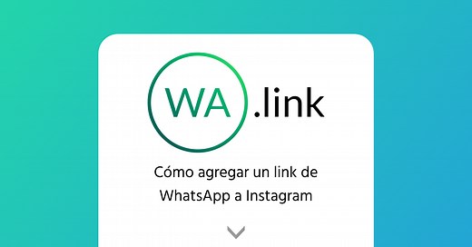 Cómo agregar un link de WhatsApp a Instagram | Walink Blog