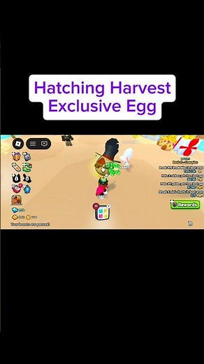 W/L Exclusive Harvest egg Hatch?#petsimulator99