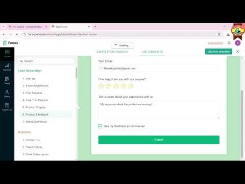 Data Entry Management (Ass 9 final zoho form)