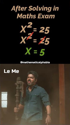 When you try to solve Math like Thalapathy Vijay! 😜 #jananayagan #shorts