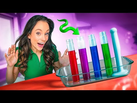 Rainbow Potions - Emily's Science Lab