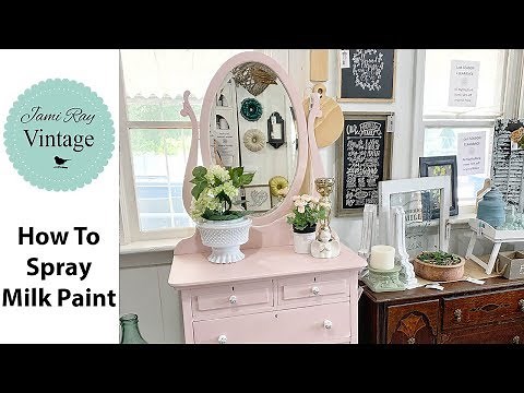 How To Spray Milk Paint | Critter Sprayer
