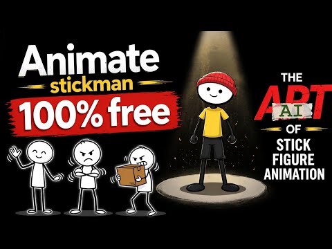 How to create stickman videos with AI for any niche (100% free)