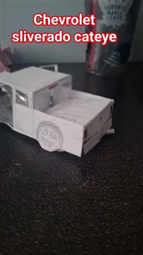 chevy sliverado cateye #papercar #papercraft #pickuptruck