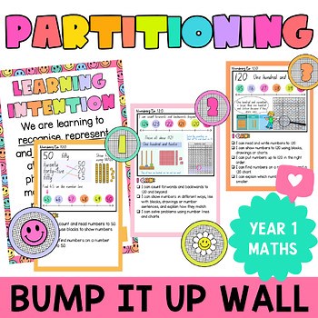 Partitioning Numbers Bump It Up Wall – Early Years Visual Learning - Grade 1