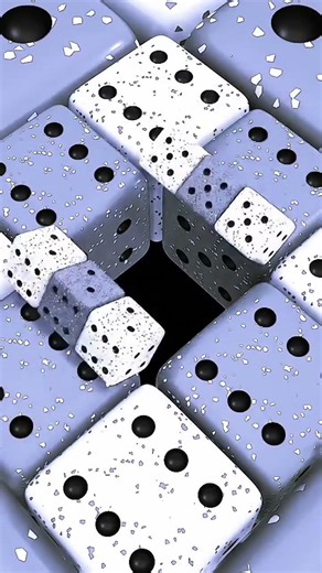 Rotating dice cubes #2 #loop #animation