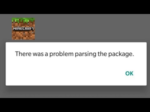there was a problem parsing the package minecraft
