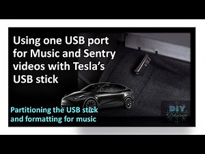 Using one USB drive for music and Tesla dashcam and sentry videos