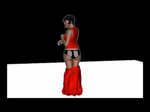 Skirt Falls Down - animation test