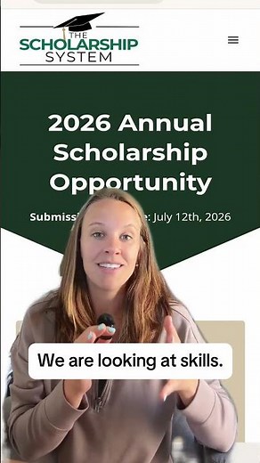 2026 Annual Scholarship Opportunity