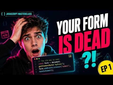 I Made a Dead HTML Page Come Alive in 4 Minutes (JS EP 1)