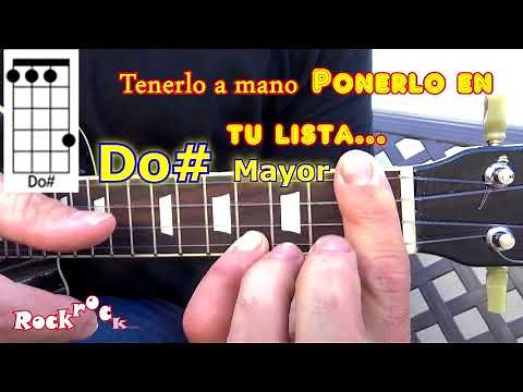 Acorde DO sostenido MAYOR UKELELE ✨ 😊 ⚡️Tutorial C# Maj