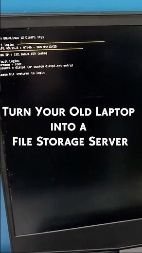 Turn Your Old Laptop into a BEST File Storage Server