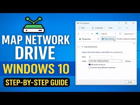 How to Map Network Drive or Create Network Shortcut | Map Drive &Create Shortcut Easily Step-by-Step