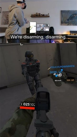 Forefront VR Rush Mode = Battlefield in VR 😳 | w/ Gamertag VR #shorts #battlefield #vrgaming