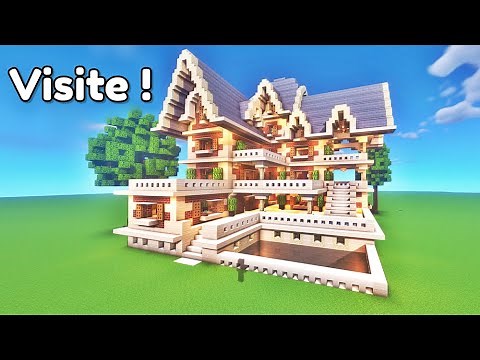 Visite Maison Française sur MINECRAFT