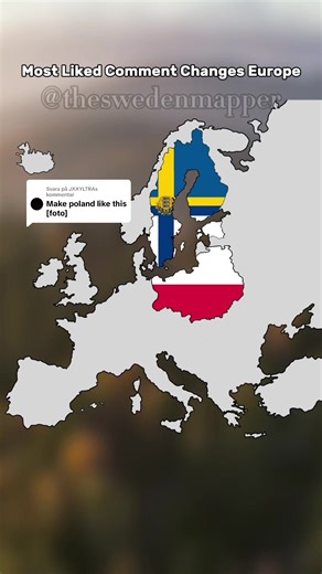 Svarar @JXXYLTRA #europe #mostlikedcomment #map #chnageeurope #poland
